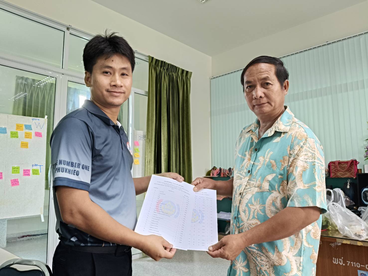 สพอ.ภูเขียว สนับสนุนการใช้ประโยชน์จากข้อมูล จปฐ และ กชช.2ค 