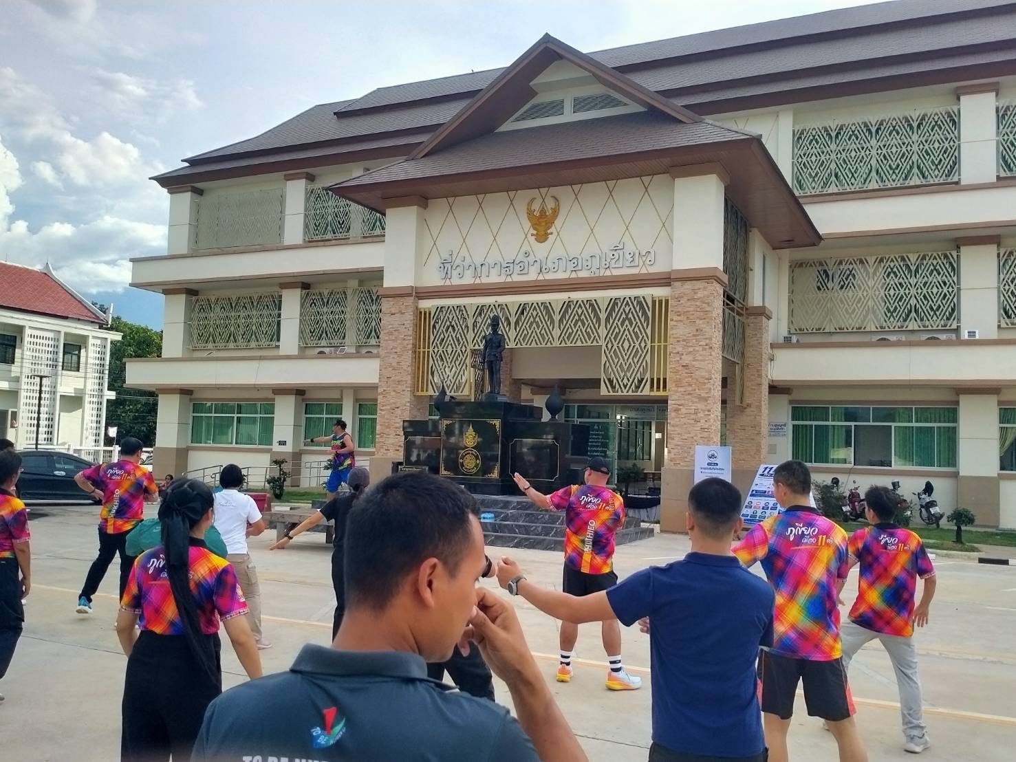 สพอ.ภูเขียว: ร่วมกิจกรรมเต้นแอโรบิคแดนซ์ ในกิจกรรมการแข่งขันกีฬาเชื่อมสัมพันธ์ 11 ศรี (Pre - season)