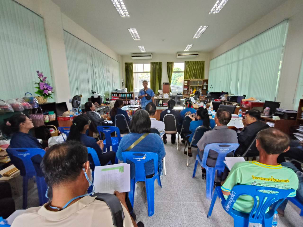 สพอ.ภูเขียว : ประชุมเครือข่ายขับเคลื่อนศูนย์เรียนรู้การพัฒนาคุณภาพชีวิต ตามหลักทฤษฎีใหม่ ประยุกต์สู่ “โคก หนอง นา” ระดับอำเภอ