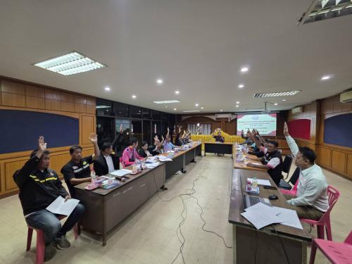 สพอ.ภูเขียว : ร่วมประชุมคณะกรรมการพัฒนาเทศบาลตำบลธาตุทอง